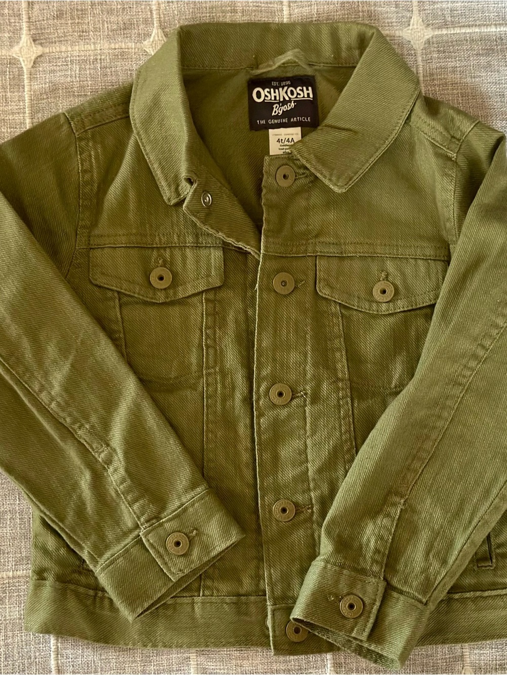 OshKosh B'gosh Men's Olive Utility Field Jacket